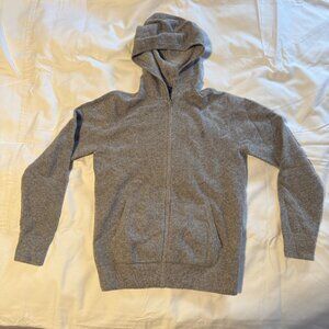 Polo Ralph Lauren Wool Cashmere Hooded Zip Sweater Large